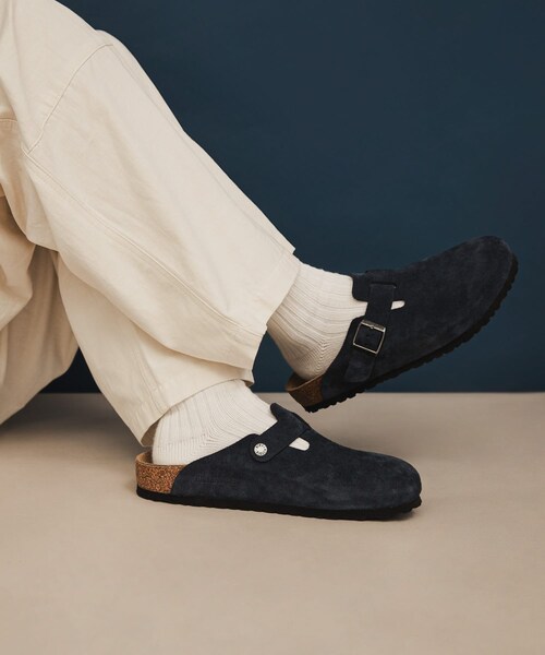 URBAN RESEARCH DOORS（アーバンリサーチドアーズ）の「『35サイズ/WEB限定』BIRKENSTOCK　Exclusive Boston(Narrow)（サンダル・レディース・New Navy・35/36/37/38）」の3枚目の写真