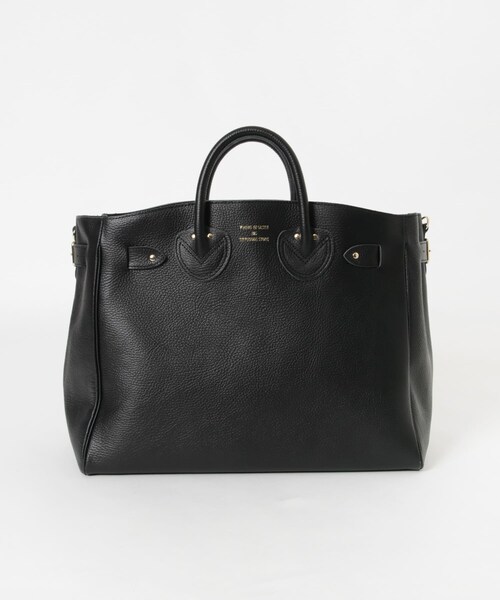 URBAN RESEARCH（アーバンリサーチ）の「YOUNG&OLSEN　EMBOSSED LEATHER BELTED M（トートバッグ・メンズ・BROWN/BLACK・FREE）」の4枚目の写真