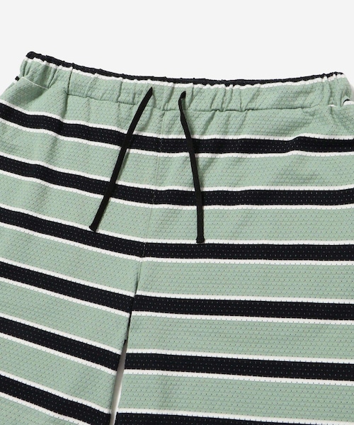 Saturdays NYC(サタデーズ ニューヨークシティ )の「Mesh Border Stripe Shorts(その他パンツ・レディース・ライトグリーン/パープル・L/M/S/XL)」の12枚目の写真