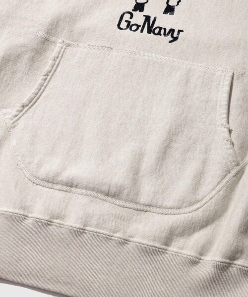 ADAM ET ROPE'（アダムエロペ）の「【BOWWOW/バウワウ】BEAT ARMY HOODIE AGED（パーカー・メンズ・キナリ・L/M）」の11枚目の写真