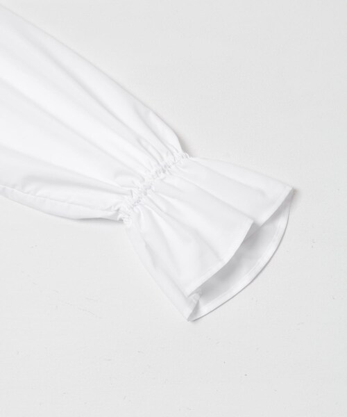 URBAN RESEARCH ROSSO（アーバンリサーチロッソ）の「フリルカラーブラウス（シャツ/ブラウス・レディース・WHITE/BABY PINK/D/BROWN・Free）」の8枚目の写真