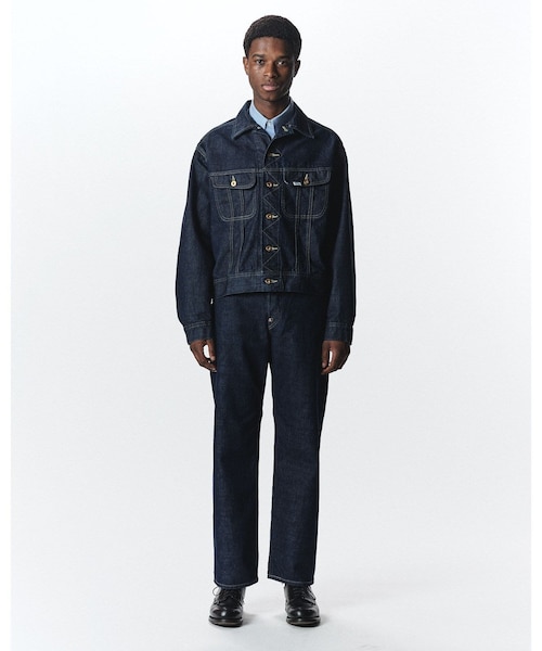 ADAM ET ROPE'(アダムエロペ)の「《別注》【Lee×MARKAWARE/リー×マーカウェア】EX101 SP DENIM JACKET(デニムジャケット・メンズ・ネイビー・L/M/S/XL)」の12枚目の写真