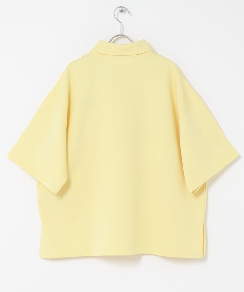 SENSE OF PLACE by URBAN RESEARCH（センスオブプレイスバイアーバンリサーチ）の「ダンボールポンチハーフジップショートスリーブTシャツ（Tシャツ/カットソー・メンズ・BLACK/TOP GRAY/CHARCOAL/YELLOW・M/L）」の14枚目の写真