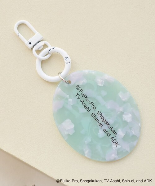 ROPE' PICNIC（ロペピクニック）の「【ドラえもんコレクション】マーブルカラーイニシャルアクリルチャーム（キーホルダー・レディース・ホワイト/ライトグリーン/サックス/レッド系/ピンク/イエロー系・F）」の19枚目の写真