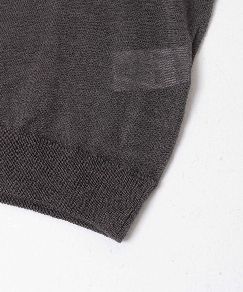 URBAN RESEARCH DOORS(アーバンリサーチドアーズ)の「Ramie High Gauge KnitVest(ベスト・メンズ・BROWN/CHARCOAL・M/L)」の10枚目の写真