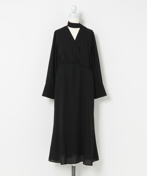 URBAN RESEARCH ROSSO（アーバンリサーチロッソ）の「マルチWAYカシュクールワンピース（ワンピース・レディース・BLACK/BROWN・Free）」の6枚目の写真