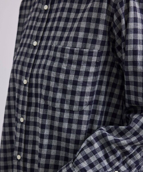 ADAM ET ROPE'(アダムエロペ)の「【INDIVIDUALIZED SHIRTS for SALON】別注フランネルチェックシャツ / グレー(シャツ/ブラウス・レディース・グレー・F)」の16枚目の写真