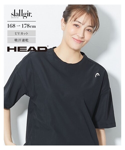 nissen（ニッセン）の「HEAD　高身長　シルキーストレッチサイドタックＴシャツ（ＵＶカット・吸汗速乾）（トールサイズ）（スポーツグッズ・メンズ・ピンク/黒・MTT/LTT/LLTT/3LTT/4LTT/5LTT）」の3枚目の写真