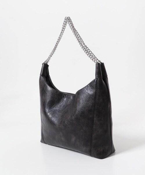 SENSE OF PLACE by URBAN RESEARCH(センスオブプレイスバイアーバンリサーチ)の「FLチェーンハンドルトートバッグ(トートバッグ・メンズ・BLACK/GRAY・one)」の5枚目の写真