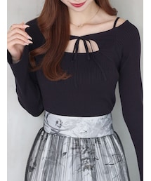 MERCURYDUO | 3WAYストラップカットアウトニット(ニット/セーター)