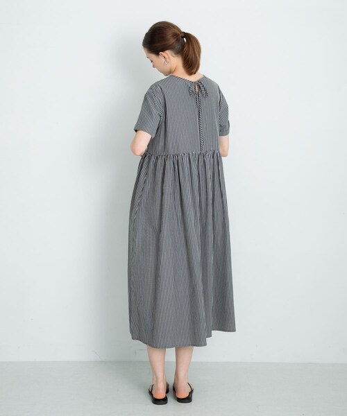 URBAN RESEARCH Sonny Label（アーバンリサーチサニーレーベル）の「ストライプサッカーワンピース（ワンピース・レディース・ブルー/ミント/ブラック・FREE）」の13枚目の写真