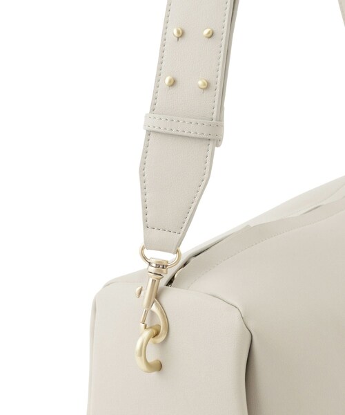 ADAM ET ROPE'(アダムエロペ)の「【WEB限定】ワイドベルトボックスショルダー(ショルダーバッグ・レディース・ブラック/グレー系・F)」の14枚目の写真