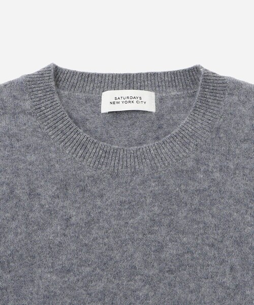 Saturdays NYC(サタデーズ ニューヨークシティ )の「Christine Textured Knit | WOMEN(ニット/セーター・レディース・ライトグレー/ネイビー/ワイン・M/S)」の9枚目の写真