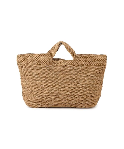 ADAM ET ROPE'（アダムエロペ）の「【J'aDoRe・店舗限定】【African Square（アフリカンスクエアー）】ラフィアかぎ編みバッグ（ハンドバッグ・レディース・ブラウン・F）」の9枚目の写真