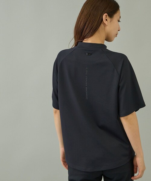 ROPE'(ロペ)の「【NIOR】3Dピケラグランモックシャツ/吸水速乾・接触冷感(Tシャツ/カットソー・レディース・ブラック/ホワイト/ベージュ・L/M/S)」の16枚目の写真