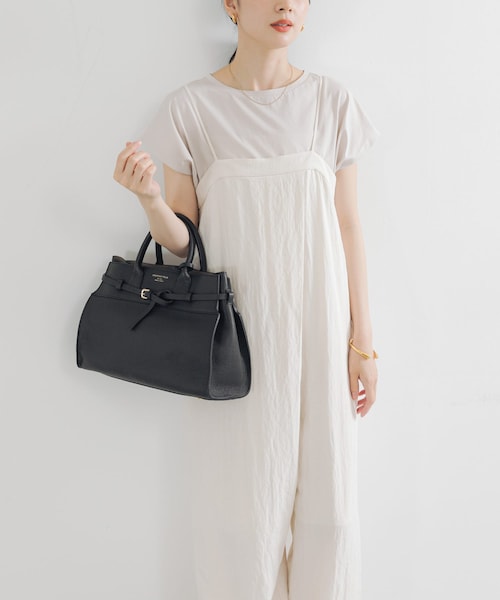 URBAN RESEARCH（アーバンリサーチ）の「スーピマコットンボートネックカットソー（Tシャツ/カットソー・レディース・D.NAVY/WHITE/TAUPE・FREE）」の17枚目の写真