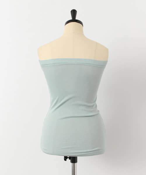 KBF（ケイビーエフ）の「リブベアトップ（チューブトップ・レディース・TOP GRAY/OFF/LIGHT BLUE/BLACK/NAVY・one）」の9枚目の写真