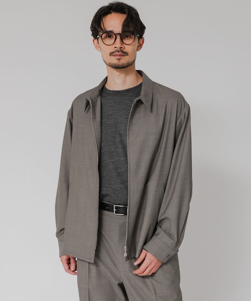 URBAN RESEARCH(アーバンリサーチ)の「『洗濯可/防シワ/接触冷感』WASHABLE WOOL SPORTS JACKET(ブルゾン・メンズ・NAVY/BLACK/CHARCOAL・M/L)」の2枚目の写真