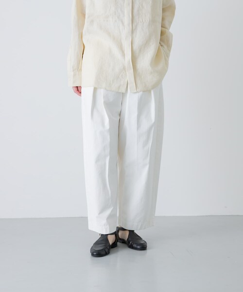 かぐれ（カグレ）の「コットンテーパードイージーパンツ（その他パンツ・レディース・OFF/PINK/BLUE・Free）」の16枚目の写真