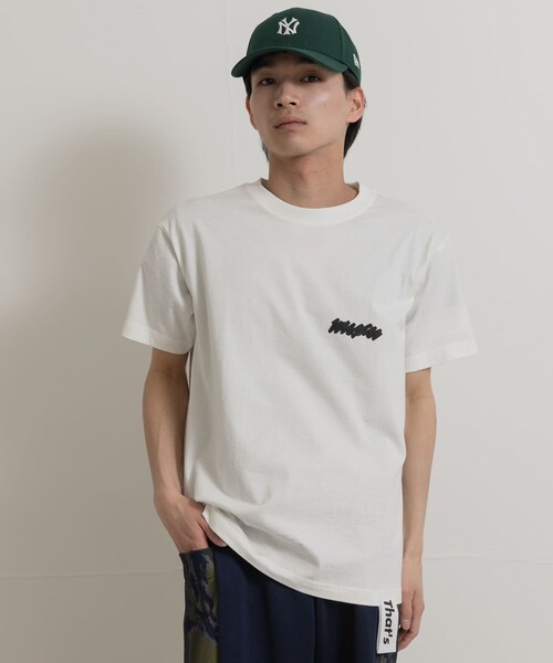 THE GOODLAND MARKET（ザグッドランドマーケット）の「That’s　RE the Tee-NOWAR（Tシャツ/カットソー・メンズ・WH/GRN・M/L/XL）」の9枚目の写真