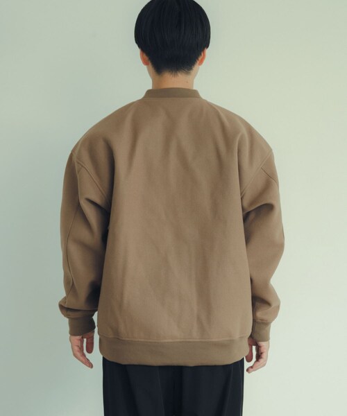 ITEMS URBANRESEARCH（アイテムズ アーバンリサーチ）の「ウールライクメルトン MA-1（MA-1・メンズ・KHK/BLK/MOC・M/L）」の20枚目の写真