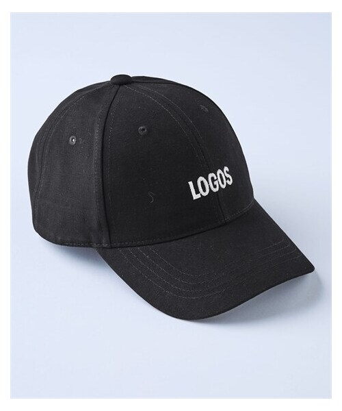 nissen（ニッセン）の「ベーシックロゴ刺しゅうキャップ　LOGOS（ロゴス）（キャップ・メンズ・ブラック/ネイビー/ベージュ・F）」の4枚目の写真