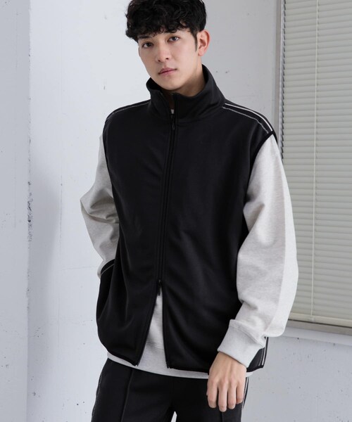 SENSE OF PLACE by URBAN RESEARCH（センスオブプレイスバイアーバンリサーチ）の「トラックジャージラインベスト（ベスト・メンズ・BLACK/BROWN・M/L）」の11枚目の写真