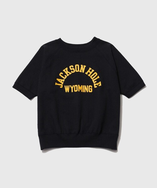 ADAM ET ROPE'(アダムエロペ)の「【Champion/チャンピオン】CRSS SHORT SLEEVE SWEATSHIRT(スウェット・メンズ・ホワイト/グリーン/ネイビー・L/M/XL)」の13枚目の写真