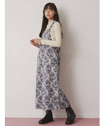 merry jenny | ジャガードジャンスカ(ジャンパースカート)