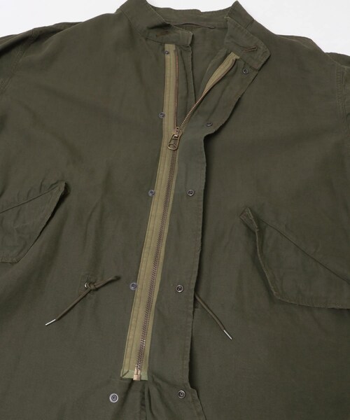 URBAN RESEARCH(アーバンリサーチ)の「A PRESSE Vintage Washed Wool M-65 Field Parka(ミリタリージャケット・メンズ・OLIVE・2/3)」の8枚目の写真