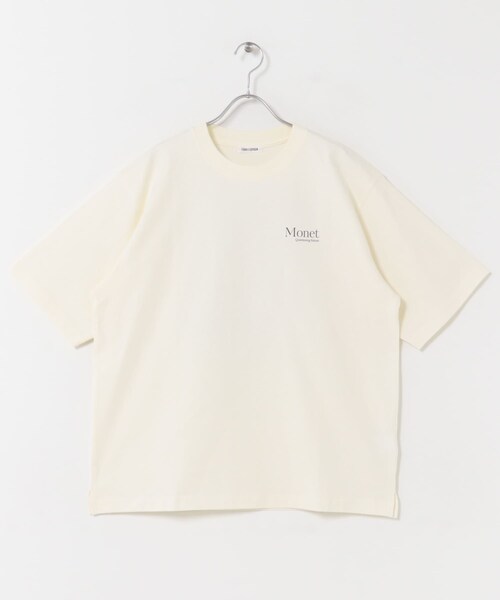 URBAN RESEARCH DOORS(アーバンリサーチドアーズ)の「FORK&SPOON Monet art t-shirts(Tシャツ/カットソー・メンズ・OFF/NAVY・4/5)」の10枚目の写真