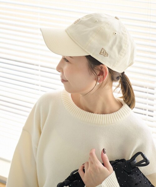 ROPE' PICNIC（ロペピクニック）の「【NEW ERA(R)/ニューエラ別注カラー】920ES MLB MINI LOGO CAP（キャップ・レディース・チャコール/キナリ/ベージュ系・F）」の3枚目の写真