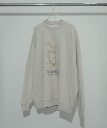 『別注』TeddyBear×SENSE OF PLACE テディベアクルーネックスウェット