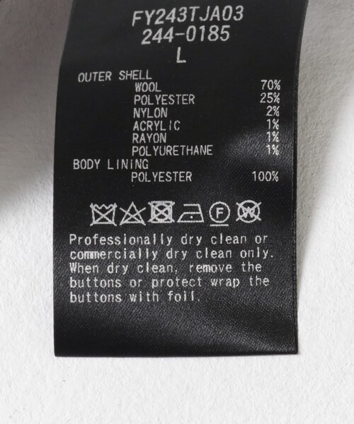 URBAN RESEARCH（アーバンリサーチ）の「FREEMANS SPORTING CLUB　St MARKS JACKET（テーラードジャケット・メンズ・Wブラック・S/M/L）」の11枚目の写真