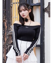 EATME | オフショルダーラインTOP(Tシャツ/カットソー)