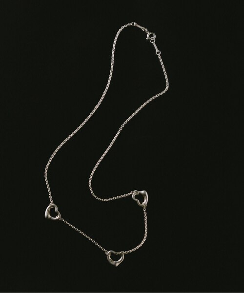 ADAM ET ROPE'(アダムエロペ)の「【VINTAGE JEWELRY】TIFFANY オープンハート 3P ネックレス(ネックレス・メンズ・シルバー・F)」の2枚目の写真