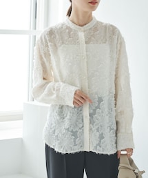 URBAN RESEARCH | カットジャガードバンドカラーシャツ(シャツ/ブラウス)