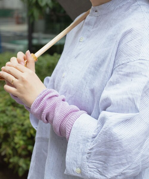 URBAN RESEARCH DOORS（アーバンリサーチドアーズ）の「en Lille　はっかとう レッグ&アームカバー（その他雑貨・メンズ・lavender/beige/gray・-）」の3枚目の写真