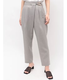 TONAL | フェイクリネンアシメテーパードパンツ(その他パンツ)