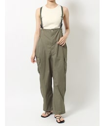 Ungrid | ミリタリールーズサロペット(サロペット/オーバーオール)