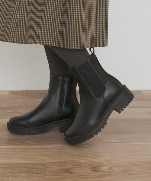 URBAN RESEARCH DOORS（アーバンリサーチドアーズ）の「トラックソールブーツ（ブーツ・レディース・BROWN/BLACK・36/37/38）」の5枚目の写真