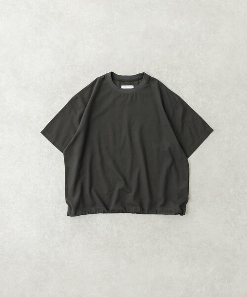 URBAN RESEARCH（アーバンリサーチ）の「『UR TECH DRYLUXE』高機能リネンTシャツ（Tシャツ/カットソー・メンズ・FADE BLACK/BEIGE/BURGUNDY・M/L）」の18枚目の写真