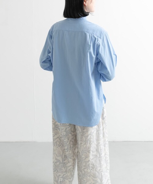 URBAN RESEARCH DOORS（アーバンリサーチドアーズ）の「UNIFY　製品染めシャツ（シャツ/ブラウス・レディース・SAXBLUE/PINKBEIGE・FREE）」の6枚目の写真