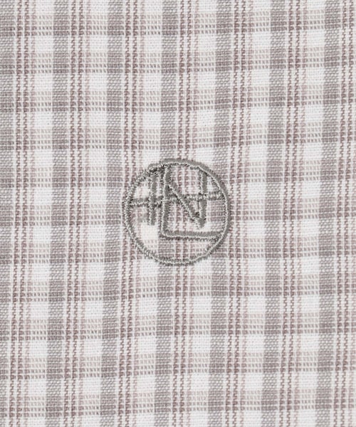 EKAL（エカル）の「nanamica　Micro Plaid Wind Shirts（シャツ/ブラウス・メンズ・Gray(H)/Navy(N)・M/L）」の6枚目の写真