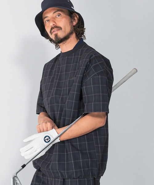 URBAN RESEARCH Sonny Label（アーバンリサーチサニーレーベル）の「OOPS　チェック柄Tシャツ（シャツ/ブラウス・メンズ・GREEN/BLUE・M/L/XL）」の2枚目の写真