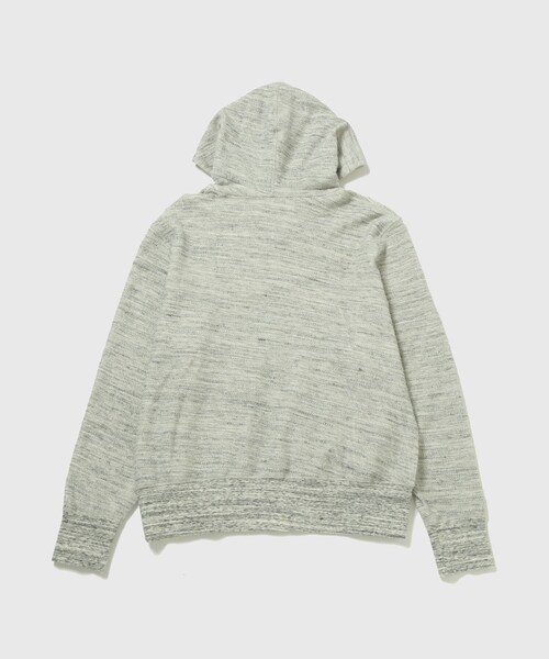 ADAM ET ROPE'（アダムエロペ）の「【リバーシブル/パイル】スウェット フルジップ パーカー / ロングシーズン着用可能（パーカー・メンズ・グレー系/キナリ系・L/M）」の21枚目の写真