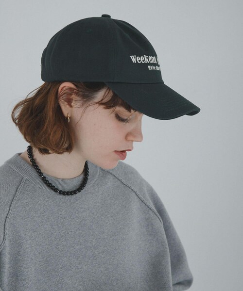 URBAN RESEARCH Sonny Label（アーバンリサーチサニーレーベル）の「WEEKEND GETAWAY CAP（キャップ・レディース・アイスグレー/グリーン/チェリーレッド・One）」の14枚目の写真