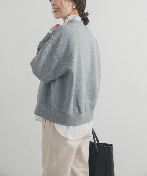 URBAN RESEARCH DOORS（アーバンリサーチドアーズ）の「裏起毛スウェットカーディガン（カーディガン/ボレロ・レディース・OATMEAL/GRAY/CHARCOAL・Free）」の20枚目の写真