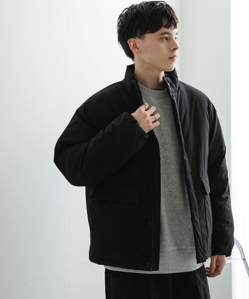 SENSE OF PLACE by URBAN RESEARCH(センスオブプレイスバイアーバンリサーチ)の「バルーンパデッドブルゾン(テーラードジャケット・メンズ・BLACK/NAVY/YELLOW・M/L)」の13枚目の写真