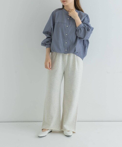 URBAN RESEARCH Sonny Label（アーバンリサーチサニーレーベル）の「スウェットワイドパンツ（スウェットパンツ・レディース・グレー/オートミール・36/38）」の21枚目の写真